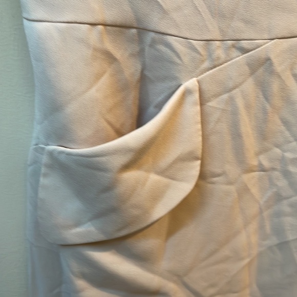 *Final Price* Karen Millen Cream/Tan Dress Sophisticated NWT Size 4 - Picture 4 of 9